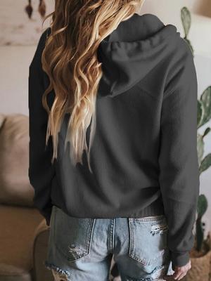 Women's Hoodies Solid Zipper Pullover Long Sleeve Hoody - Hoodies - INS | Online Fashion Free Shipping Clothing, Dresses, Tops, Shoes - 23/11/2021 - 30-40 - color-beige