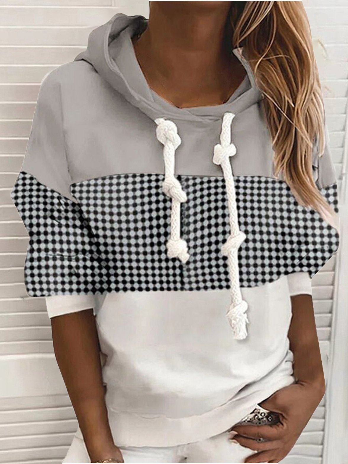 Women's Hoodies Three-Color Drawstring Long Sleeve Hoody - Hoodies - Instastyled | Online Fashion Free Shipping Clothing, Dresses, Tops, Shoes - 03/12/2021 - 20-30 - color-black