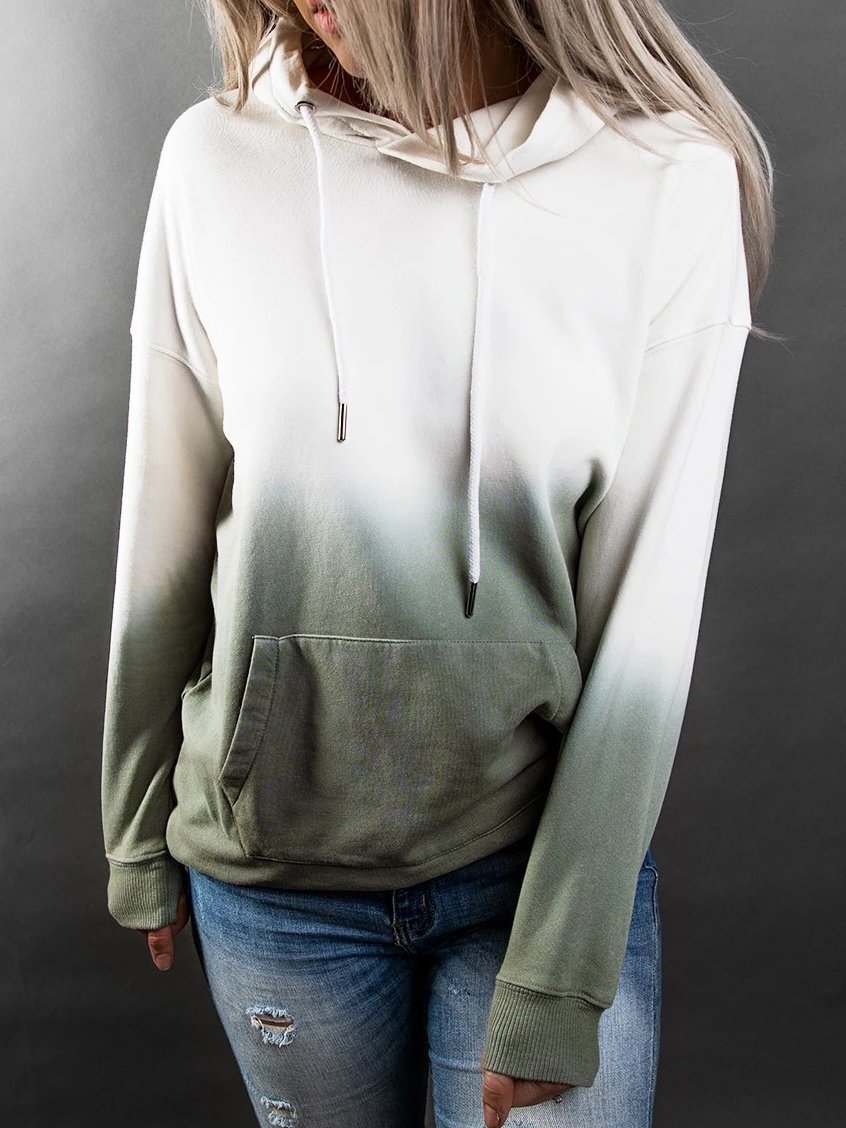 Women's Hoodies Tie Dye Printed Pocket Hooded Long Sleeve Hoodie - Hoodies - INS | Online Fashion Free Shipping Clothing, Dresses, Tops, Shoes - 11/11/2021 - 20-30 - color-blue