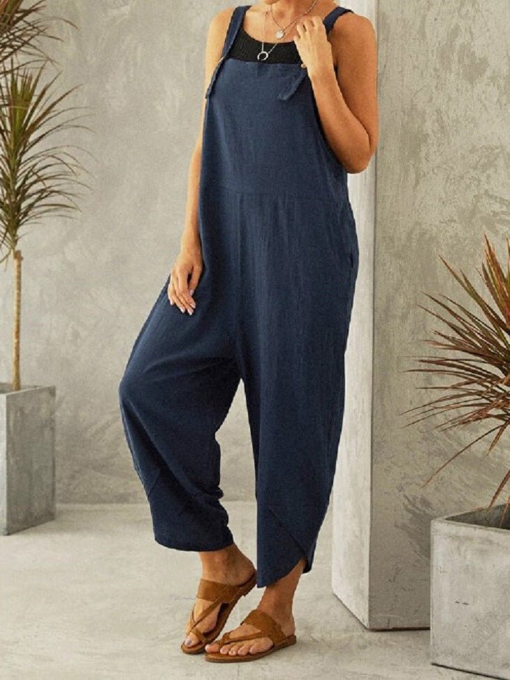 Women's Jumpsuits Casual Solid Pocket Bib Jumpsuit - Jumpsuits - Instastyled | Online Fashion Free Shipping Clothing, Dresses, Tops, Shoes - 20-30 - 25/02/2022 - Bottoms