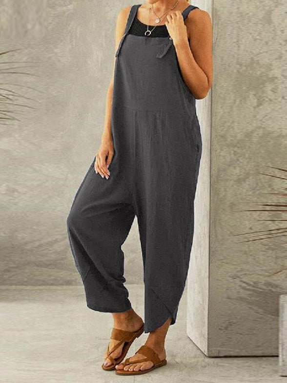 Women's Jumpsuits Casual Solid Pocket Bib Jumpsuit - Jumpsuits - Instastyled | Online Fashion Free Shipping Clothing, Dresses, Tops, Shoes - 20-30 - 25/02/2022 - Bottoms