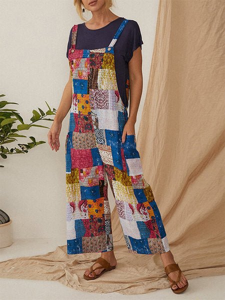 Women's Jumpsuits Casual Statement Plaid Print Pocket Jumpsuit - Jumpsuits - Instastyled | Online Fashion Free Shipping Clothing, Dresses, Tops, Shoes - 07/02/2022 - 30-40 - Bottoms