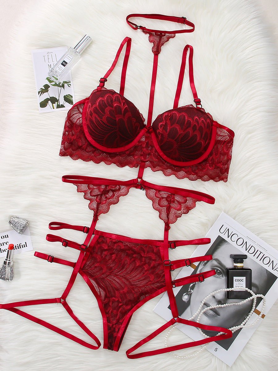 Women's Lingeries Lace Pajama Underwear Set - Lingeries - Instastyled | Online Fashion Free Shipping Clothing, Dresses, Tops, Shoes - 11/02/2022 - 30-40 - All Accs & Jewelry