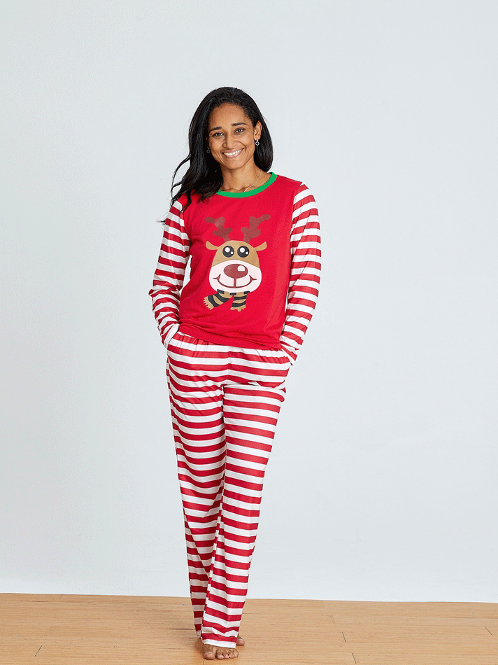 Women's Pajamas Christmas Home Service Printed Long Sleeve Casual Parent-Child Suit - Pajamas - INS | Online Fashion Free Shipping Clothing, Dresses, Tops, Shoes - 20-30 - 21/10/2021 - 30-40