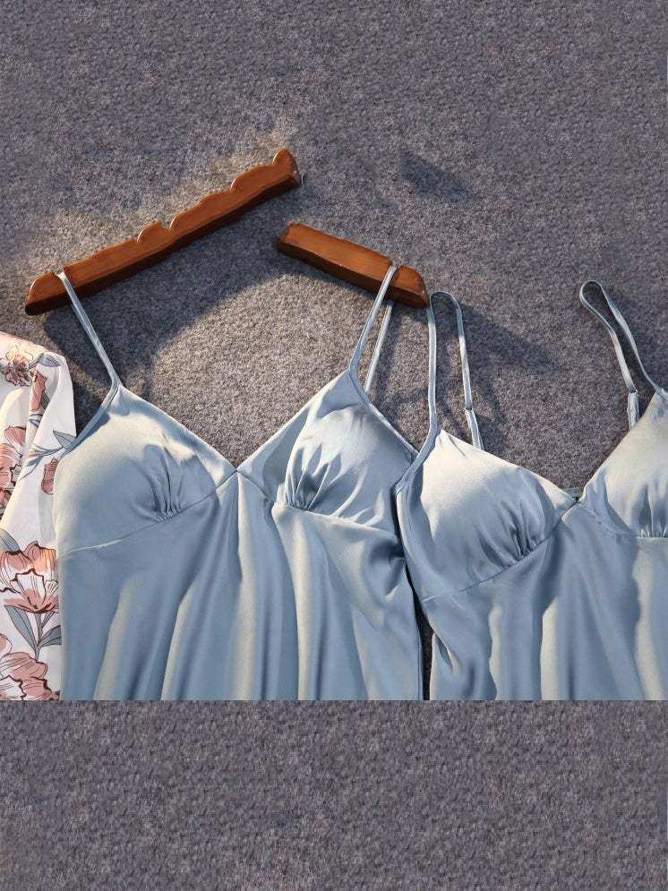 Women's Pajamas Printed Five-Piece Home Service Pajamas Set - Pajamas - Instastyled | Online Fashion Free Shipping Clothing, Dresses, Tops, Shoes - 17/12/2021 - Bottoms - color-black