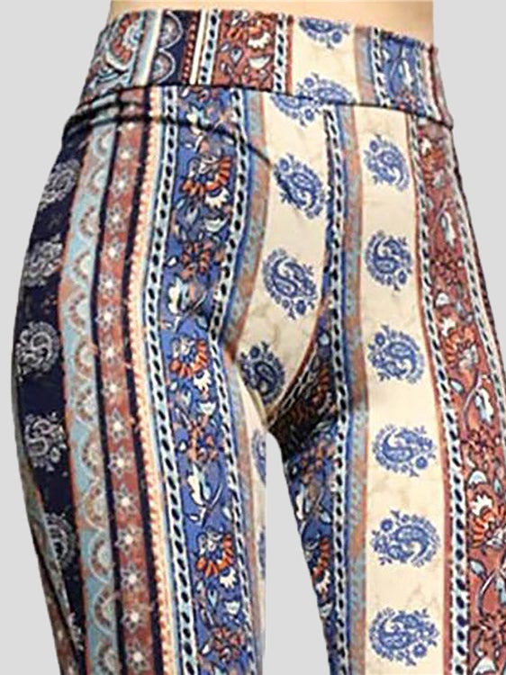 Women's Pants Casual Printed Wide-Leg Flared Pants - Pants - Instastyled | Online Fashion Free Shipping Clothing, Dresses, Tops, Shoes - 10-20 - 25/12/2021 - Bottoms