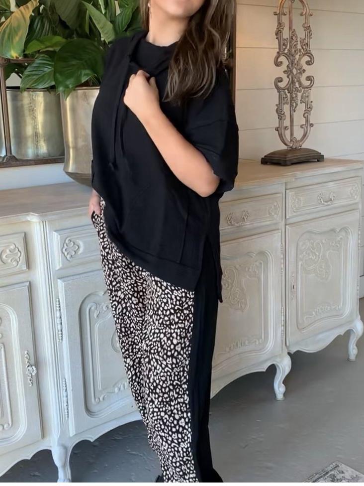 Women's Pants Leopard Print Stitching Harlan Casual Trousers - Pants - INS | Online Fashion Free Shipping Clothing, Dresses, Tops, Shoes - 04/11/2021 - 20-30 - Bottoms