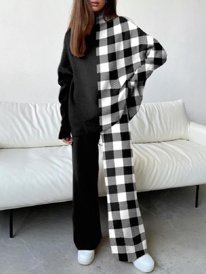 Women's Sets Fashion Printed Long Sleeve Trousers Two-Piece Suit - Sets - Instastyled | Online Fashion Free Shipping Clothing, Dresses, Tops, Shoes - 10/12/2021 - Bottoms - color-beige