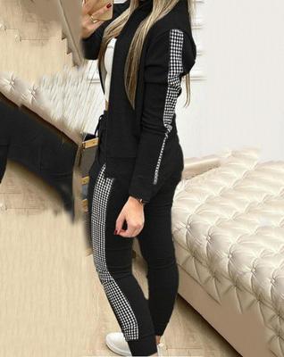 Women's Sets Zip Long Sleeve Jacket & Pants Two Piece Set - Sets - Instastyled | Online Fashion Free Shipping Clothing, Dresses, Tops, Shoes - 15/12/2021 - 40-50 - Bottoms